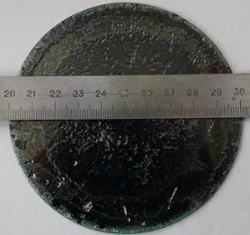 AlN crystal on 101-mm SiC wafer